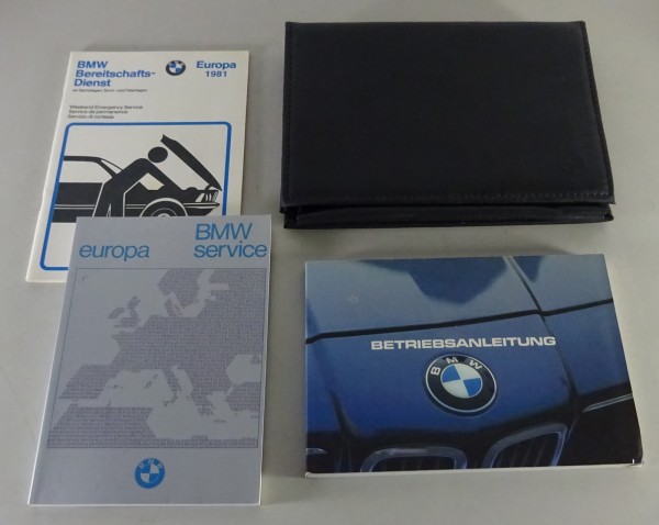 Bordmappe + Betriebsanleitung BMW 7er E23 728i, 732i, 735i, 745i Stand 08/1981