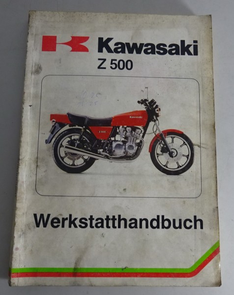 Werkstatthandbuch / Reparaturleitfaden Kawasaki Z500 Stand 06/1979