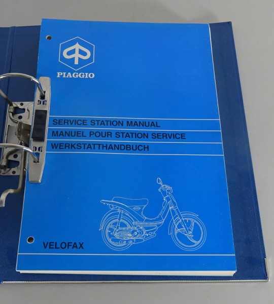 Werkstatthandbuch Piaggio Mofa Velofax Baujahr 1988-1989 Stand 08/1995