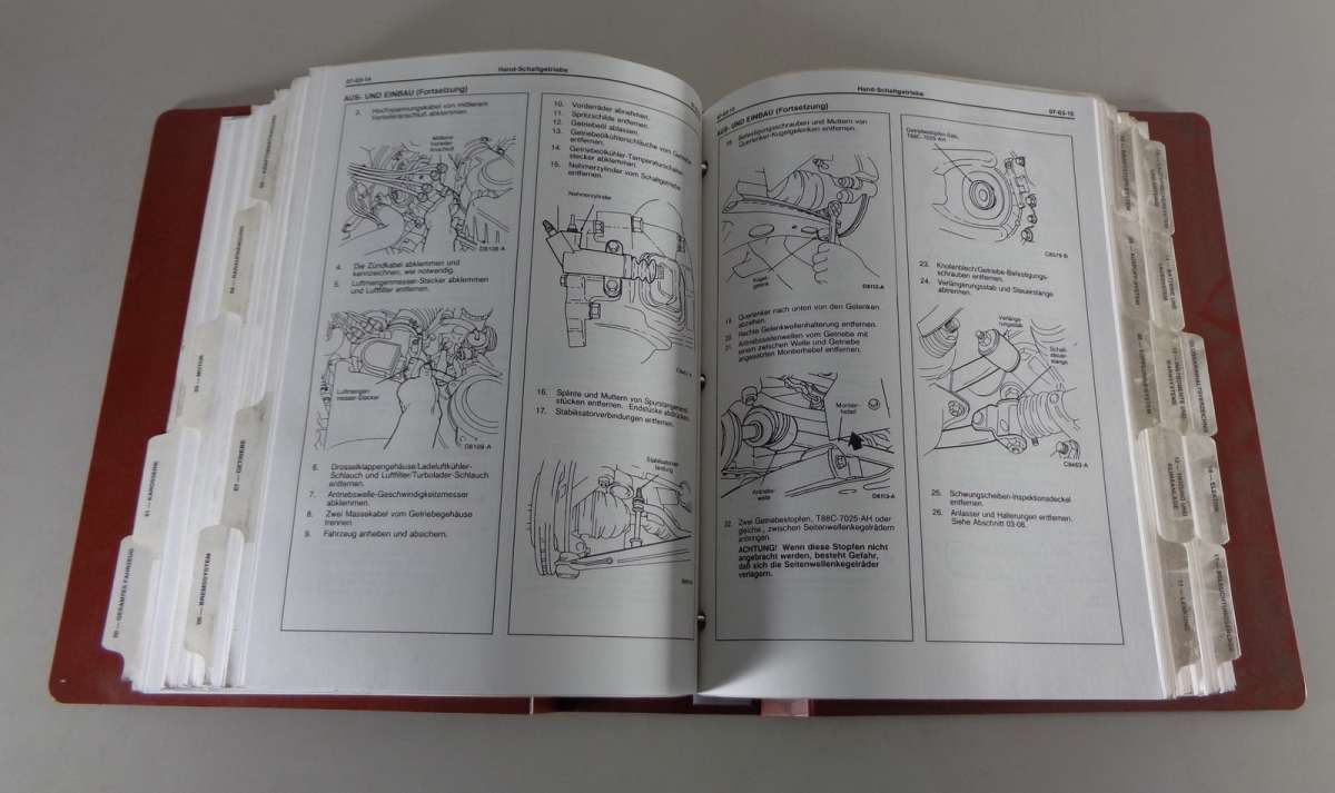 Werkstatthandbuch / Workshop Manual Ford Probe I ab 1989