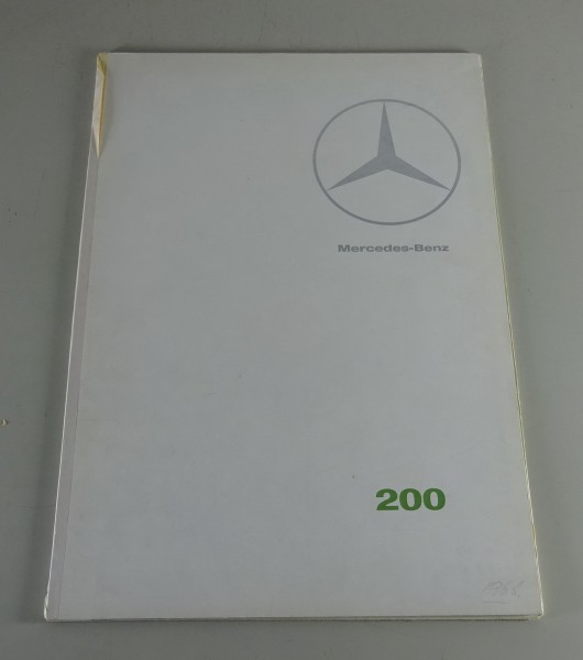 Prospekt Mercedes-Benz 200 Benziner W110 Heckflosse Stand 12/1965