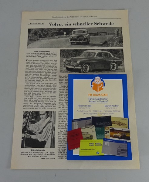 Testbericht Volvo Amazon P 122 S Stand 06/1959