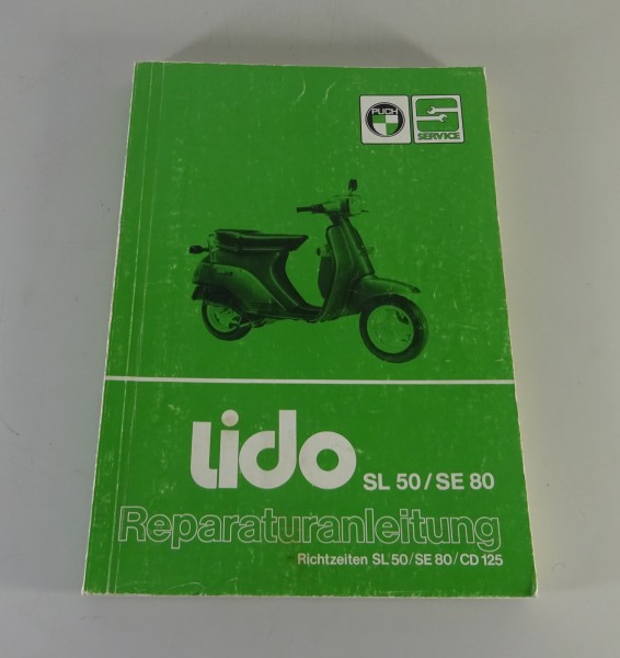 Werkstatthandbuch / Reparaturanleitung Puch Lido SL 50 / SE 80 Stand 09/1983