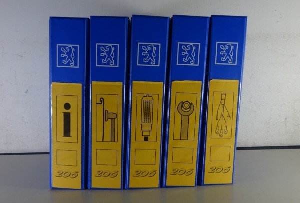 Werkstatthandbuch / Reparaturleitfaden Konvolut Peugeot 206 ab Baujahr 1998