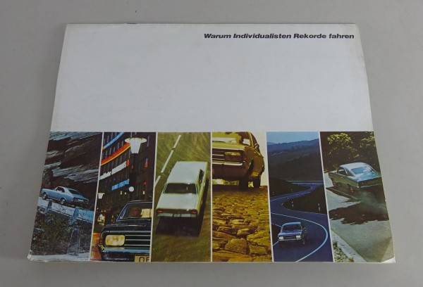 Prospekt / Broschüre Opel Rekord C Stand 08/1967