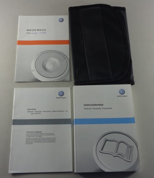 Board portefeuille + Handleiding VW T5 Multivan, Caravelle, Transporter 5/2011