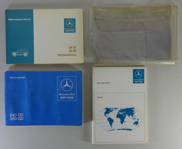 Bordmappe + Betriebsanleitung Mercedes-Benz G-Modell 240 GD / 300 GD W460 2/1979
