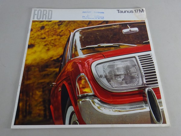 Prospekt / Broschüre Ford Taunus P5 17M Stand ca. 1966
