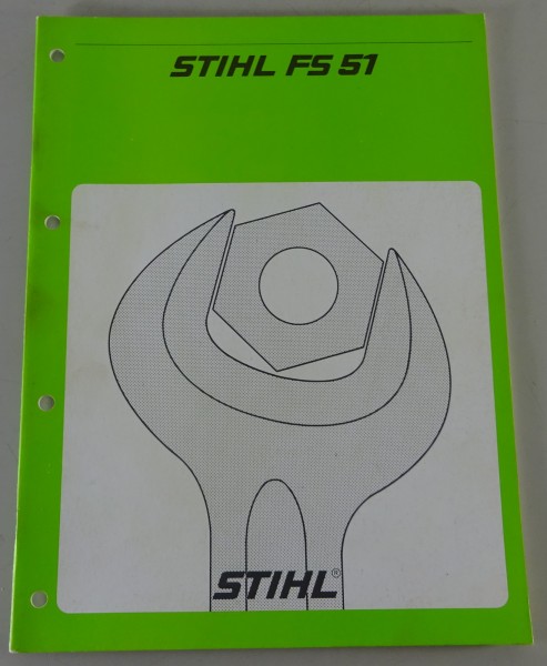 Reparaturanleitung / Werkstatthandbuch Stihl Grastrimmer / Freischneider FS 51