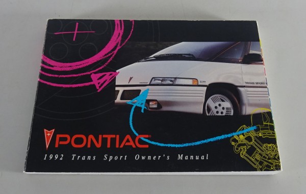 Owner´s Manual / Handbook Pontiac Trans Sport Stand 1992