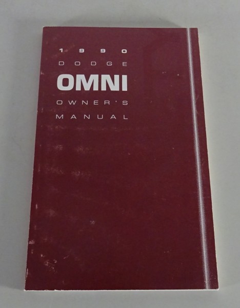 Owner´s Manual / Handbook Dodge Omni Stand 1990