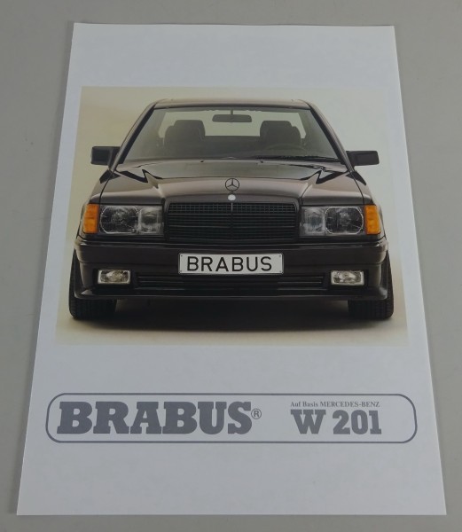 Prospekt / Broschüre Brabus Mercedes-Benz W201 3.5