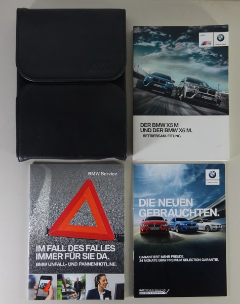 Bordmappe + Betriebsanleitung BMW X5 M Typ F85 & X6 M Typ F86 Stand 10/2016
