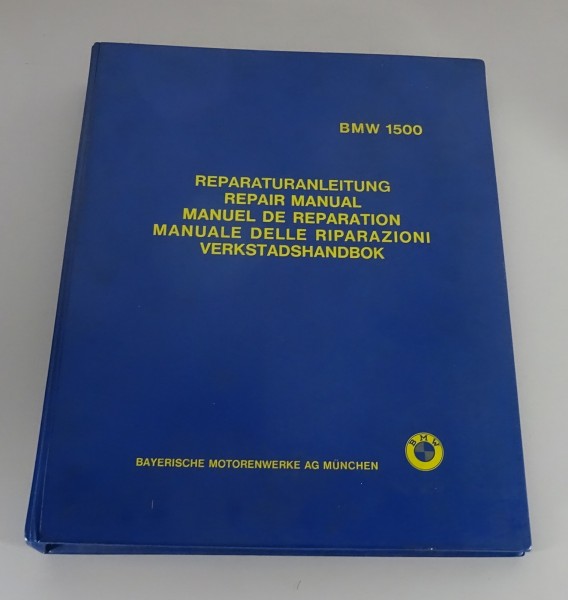 Werkstatthandbuch / Reparaturanleitung BMW 1500 Neue Klasse Stand 02/1964