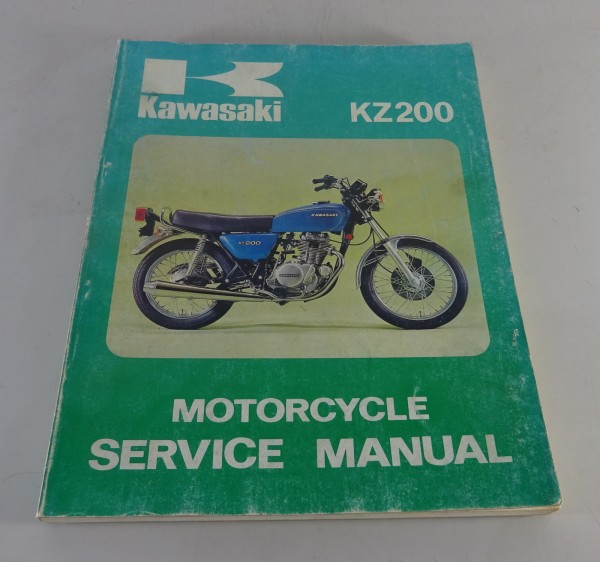 Workshop Manual / Werkstatthandbuch Kawasaki Mororcxcle KZ 200 12/1976