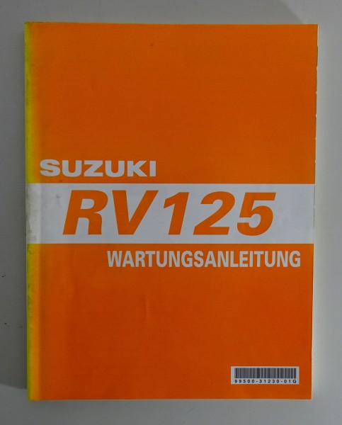 Werkstatthandbuch Suzuki RV125 Van Van K3 Motor / Elektrik / Wartung von 01/2003