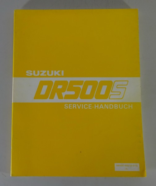 Werkstatthandbuch / Service Handbuch Suzuki Motorrad DR 500 S Enduro von 09/81