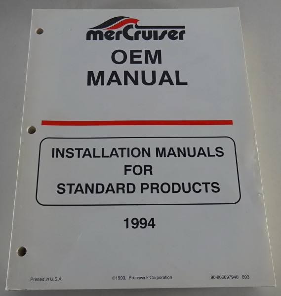Werkstatthandbuch Mercury MerCruiser OEM Alpha One 3.0L + LX Stand 1994
