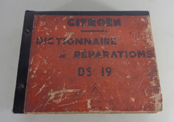 Werkstatthandbuch / Reparaturleitfaden Citroen DS 19 Stand 1962