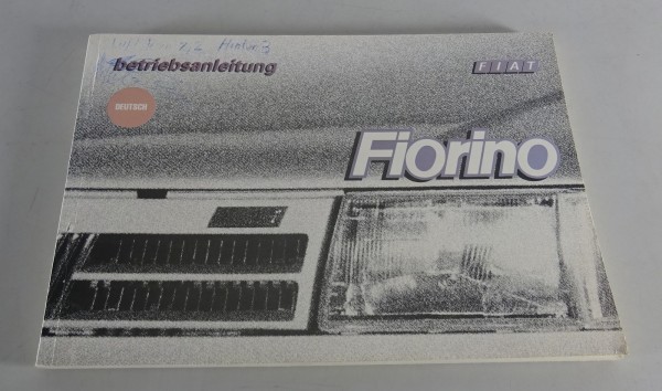 Betriebsanleitung / Handbuch Fiat Fiorino von 10/1993