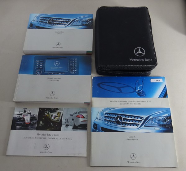 Cartella di bordo+istruzioni per l'uso Mercedes Classe M W164 ML 280...dal 03/06