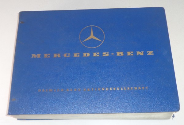 Teilekatalog Mercedes Benz W189 Adenauer 300d Automatic Stand 02/1960