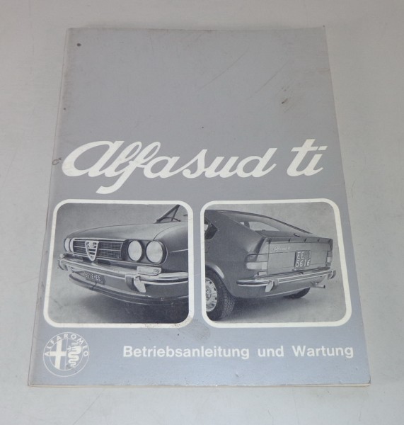 Betriebsanleitung Alfa Romeo Alfasud ti Stand 12/1975