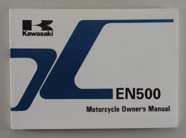 Owner's Manual / Handbook Kawasaki EN 500 B2 from 08/1994