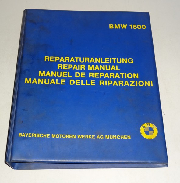 Werkstatthandbuch BMW Neue Klasse Limousine Typ 115 116 118 120 Stand 11/1966