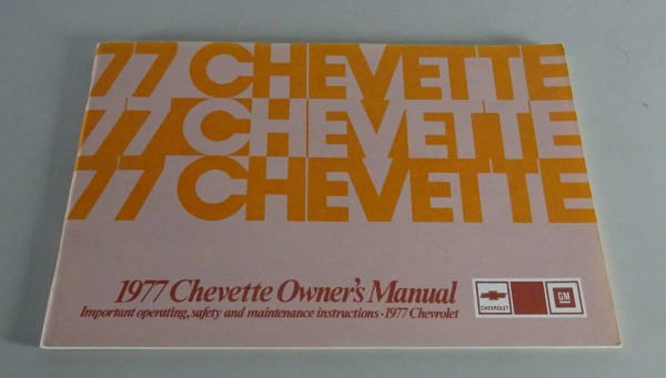 Owner´s Manual / Handbook Chevrolet Chevette Stand 1977