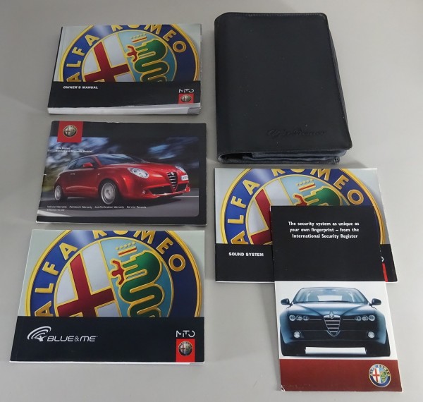 Owner's Manual / Handbook + Wallet Alfa Romeo MiTo printed 12/2008