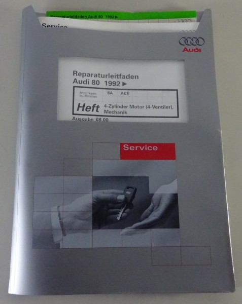 Werkstatthandbuch | Audi 80 | 4-Zylinder Motor (4-Ventiler) / Mechanik | ab 1992