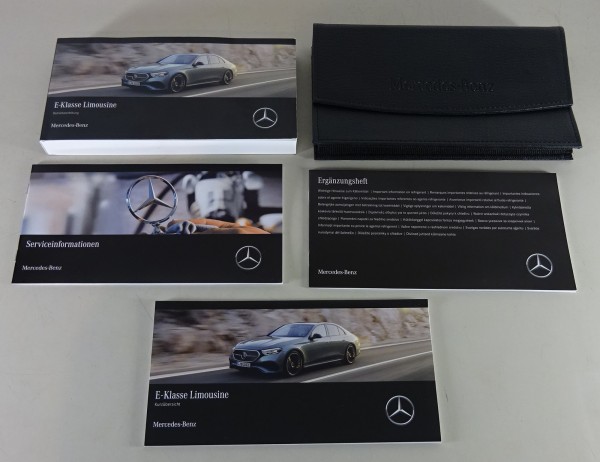 Bordmappe + Betriebsanleitung Mercedes-Benz E-Klasse W214 Limousine von 02/2024