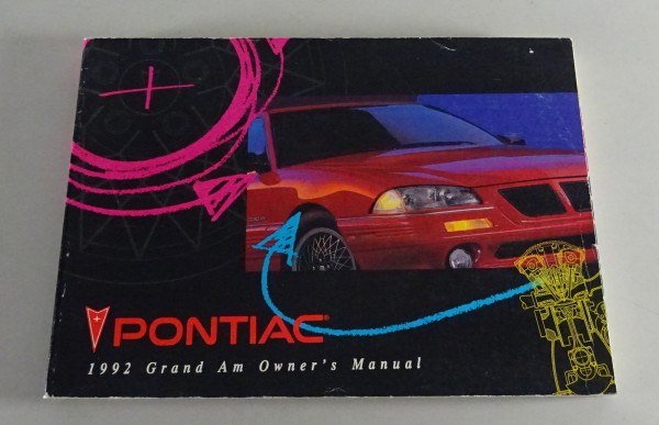 Owner´s Manual / Handbook Pontiac Grand Am Stand 1992