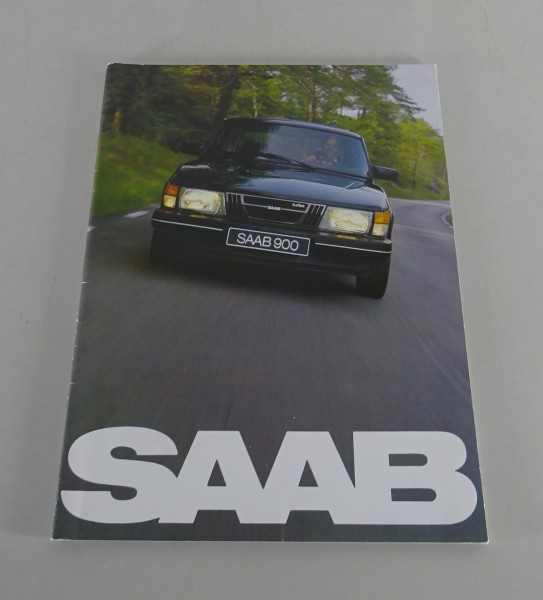 Prospekt / Broschüre Saab 900 Turbo + GL + GLS Steilschnauzer Stand 1981