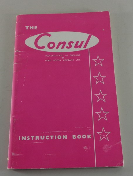 Owner's Manual Ford Consul II (UK) von 1959