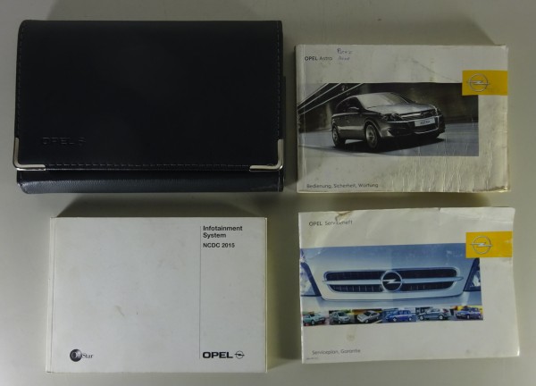 Bordmappe + Betriebsanleitung Opel Astra H Benzin und Diesel Stand 03/2004