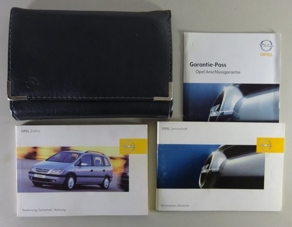 Bordmappe mit Betriebsanleitung / Handbuch Opel Zafira A von 07/2004