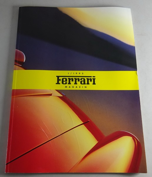 Prospekt / Zeitschrift Ferrari Magazin Nr. I/1995