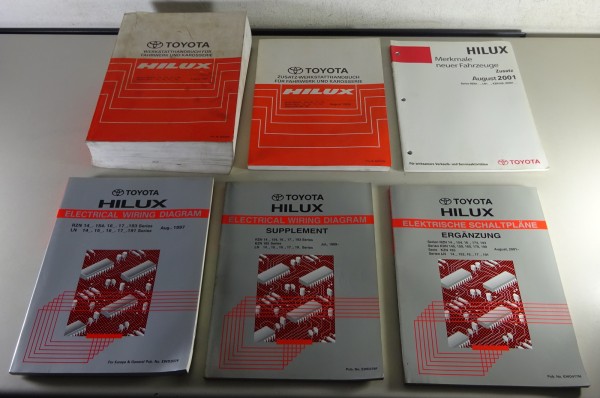 Werkstatthandbuch Konvolut Toyota Hilux RZN14_/ LN_ Stand 1997 - 2001