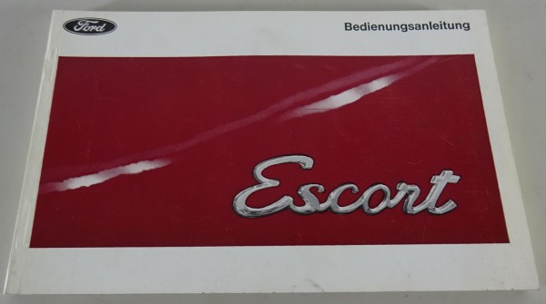 Betriebsanleitung / Handbuch Ford Escort MK I Knochen Stand 01/1969