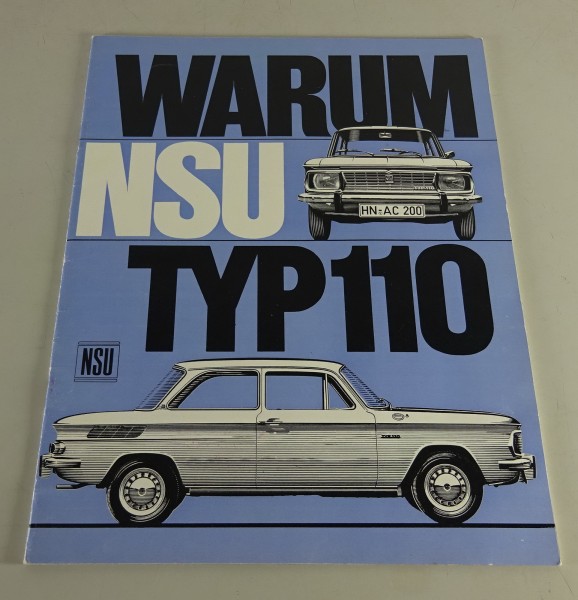 Prospekt / Broschüre NSU 110 Stand 1965/1966
