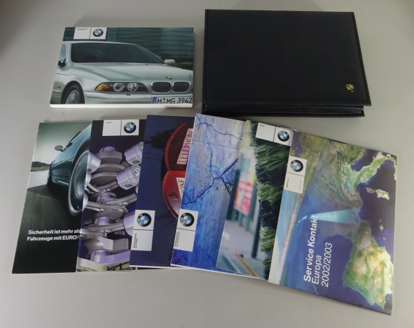 Bordmappe + Betriebsanleitung BMW 5er E39 520i 525i 530i 540i 520d... Stand 2002