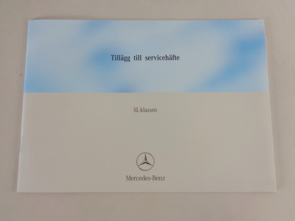 Scheckheft Erweiterung Mercedes Benz R230 SL 350/500/600/55 AMG Schwedisch 2004