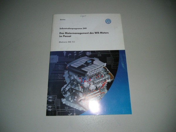 SSP 249 VW Motormanagement W8 Motor Passat B5 11/2001