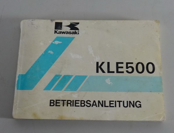 Betriebsanleitung / Handbuch Kawasaki KLE 500 -A3 Stand 07/1992