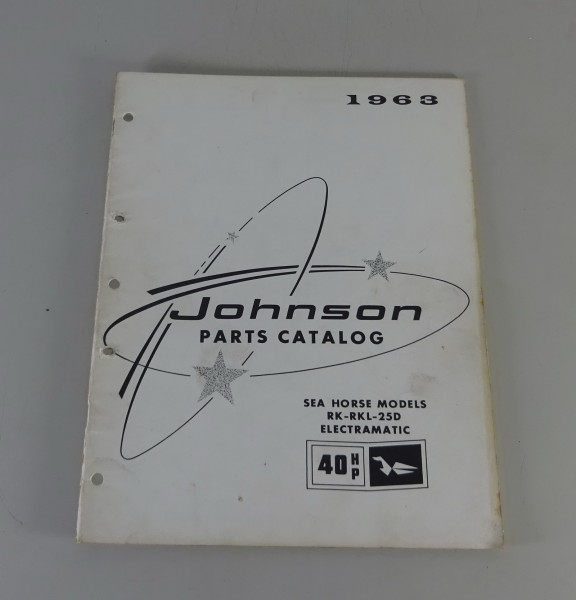 Teilekatalog OMC Johnson Outboards / Außenborder 40 PS Models Stand 09/1962