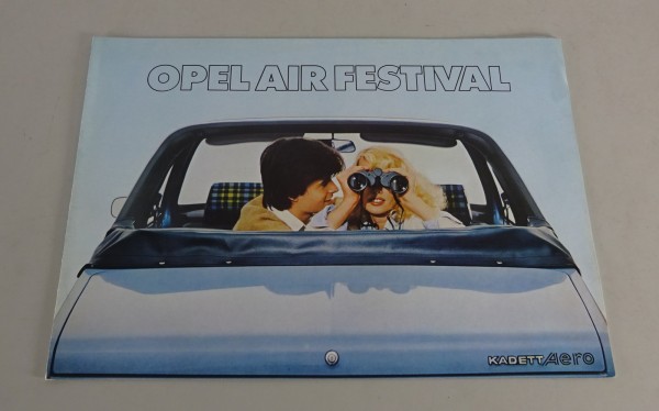 Prospekt / Broschüre Opel Kadett A Aero Stand 03/1976
