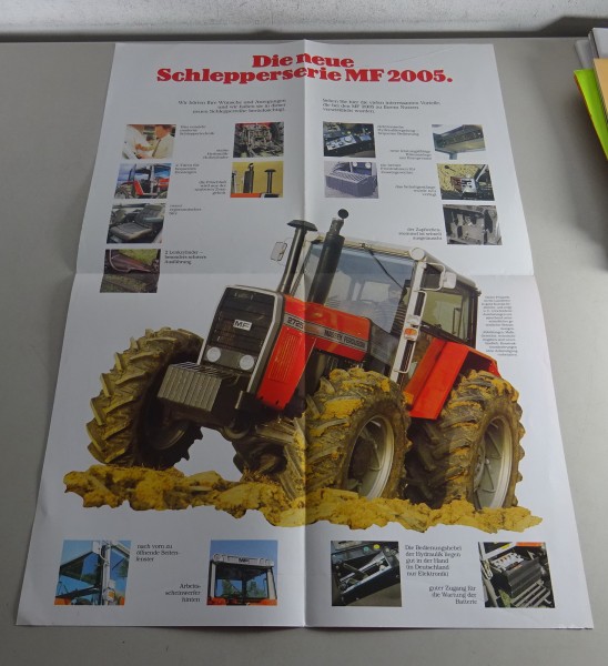 Prospekt / Broschüre Massey Ferguson Schlepperserie MF 2005 Stand 05/1985