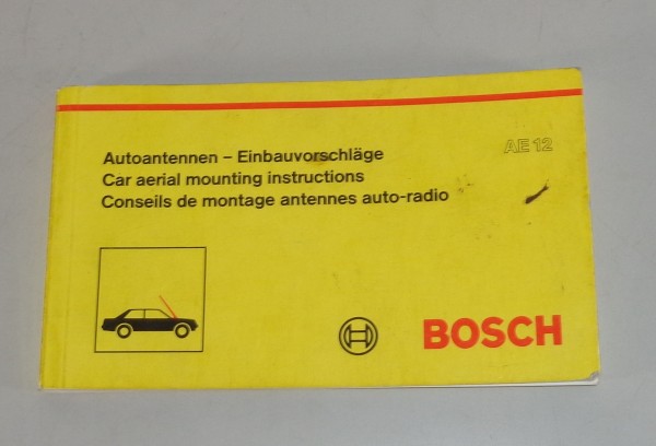 Einbauvorschläge Bosch Autoantennen